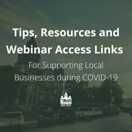 COVID-19 Tips, Resources and Webinar Access Links for Small Businesses